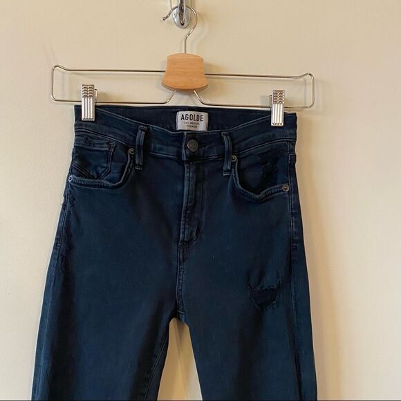 Agolde - Sophie Hi Rise Skinny in Ruthless (Size:24) - Picture 5 of 12